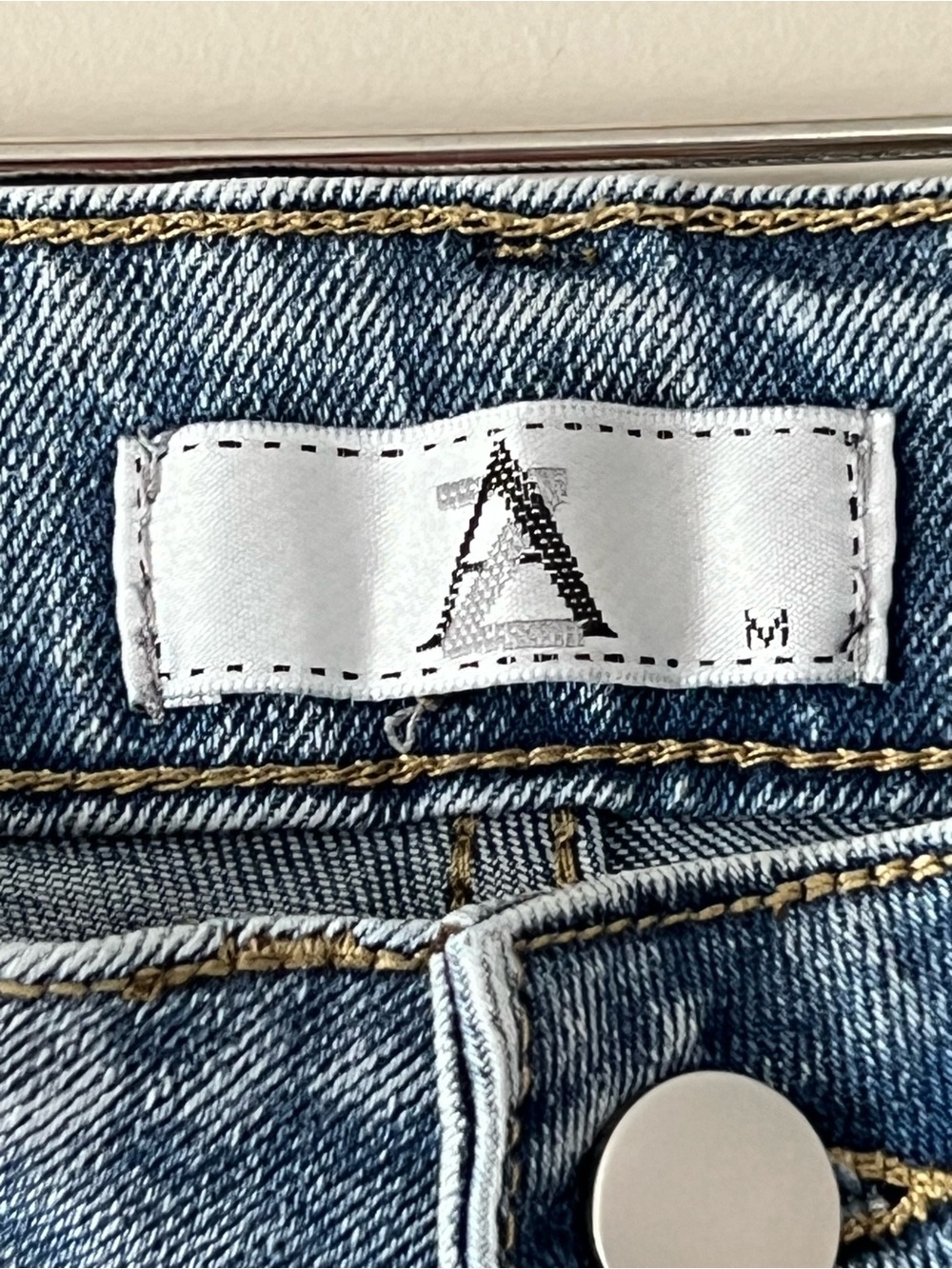 High-Rise Wide Leg Embellished Denim Jeans - Blue - Picture 2 of 9